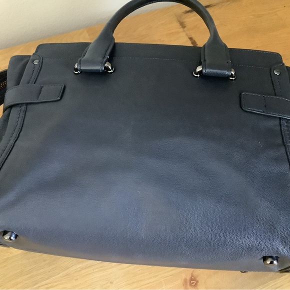 Coach 37732 Soft Grain Coach Soft Swagger Dk Navy - Picture 3 of 14